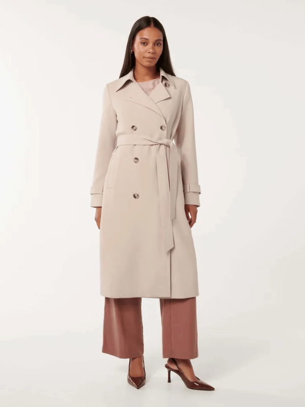 longer style trench coat from forever new