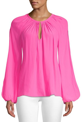 neon trend bright pink top - A Beautiful Body Shape