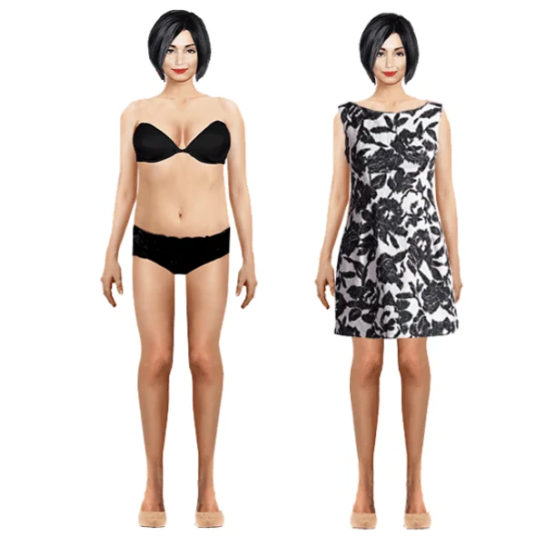 apple body shape example