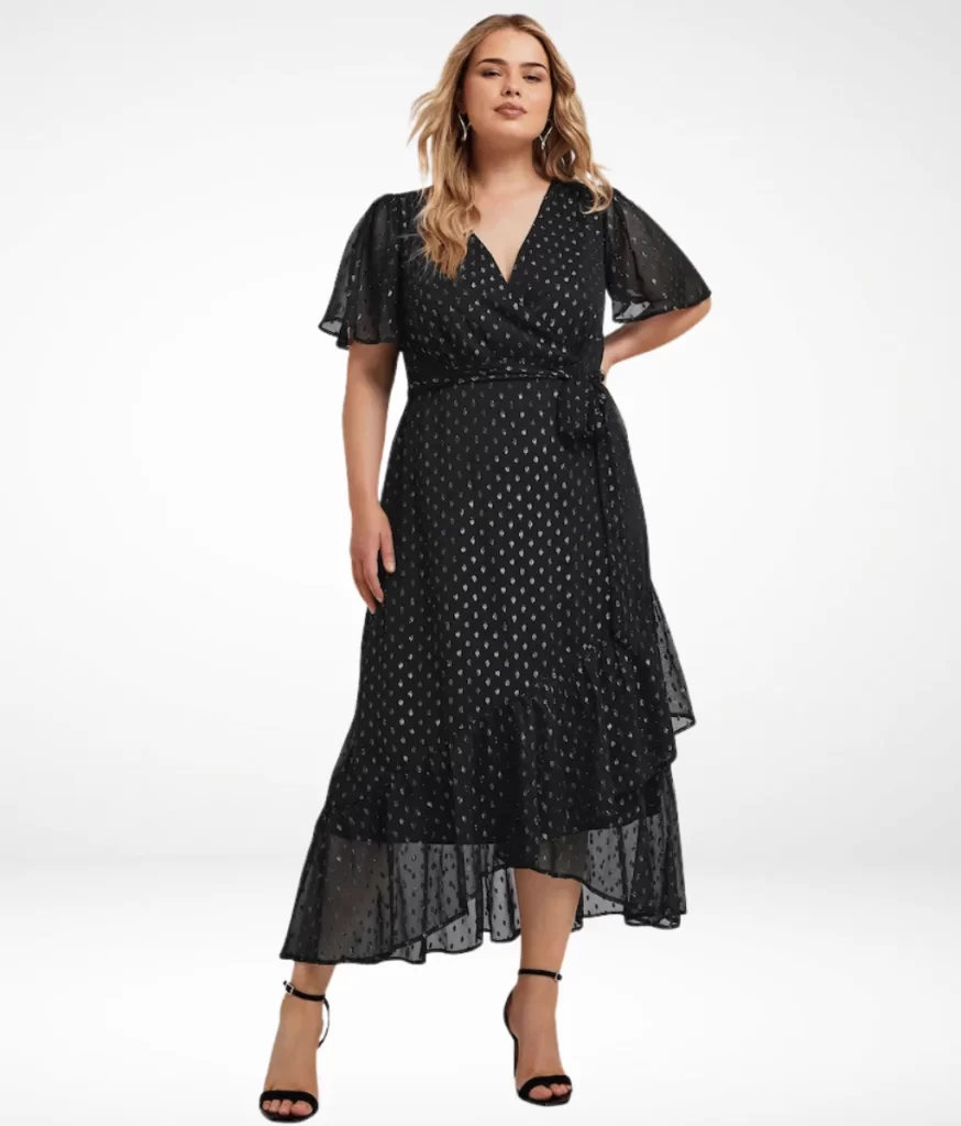 black wrap dress from next direct